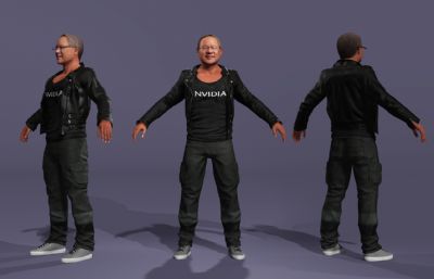 显卡大佬 英伟达皮衣老黄 AI科技首富跳舞(网盘下载)