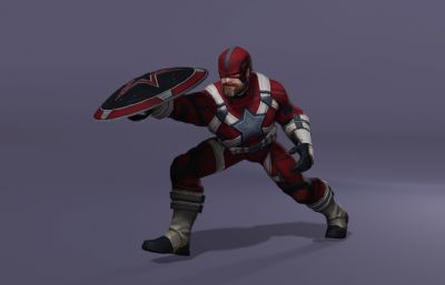 雷霆特攻队红色守卫者 苏联队长盾牌 漫威次世代猛男壮汉