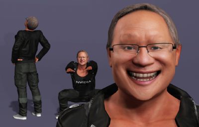 显卡大佬 英伟达皮衣老黄 AI科技首富跳舞(网盘下载)