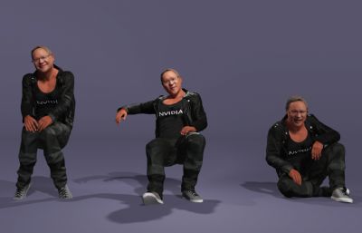 显卡大佬 英伟达皮衣老黄 AI科技首富跳舞(网盘下载)