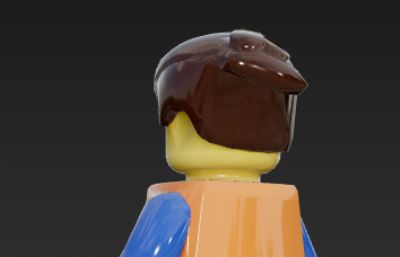 乐高小人glb模型