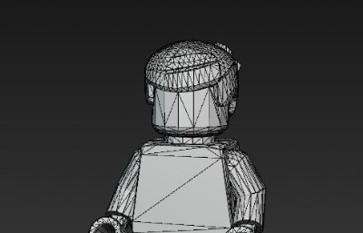 乐高小人glb模型