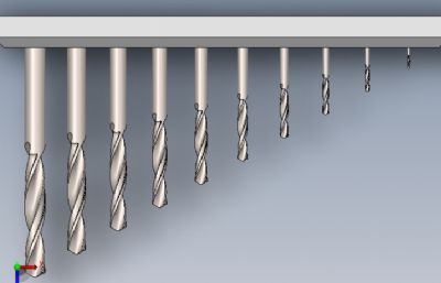 钻头套装 1-10毫米