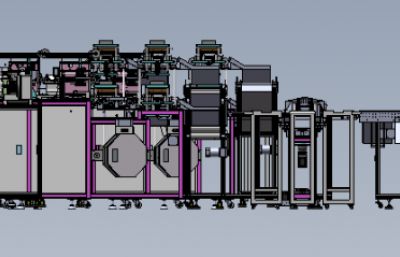 MINI半导体卷盘包装分拣流水线
