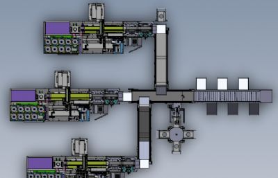 MINI半导体卷盘包装分拣流水线