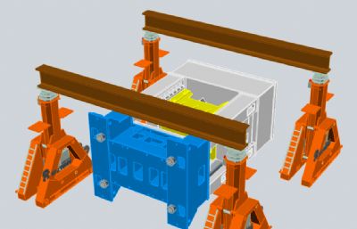 带龙门系统的起重压力机