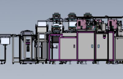MINI半导体卷盘包装分拣流水线
