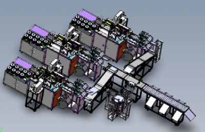 MINI半导体卷盘包装分拣流水线