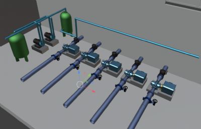 水厂泵站供水泵房