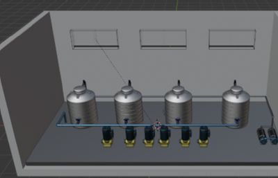 水厂泵站加药间