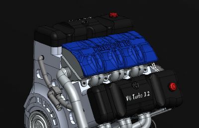 V6双涡轮增压发动机（3.2升）