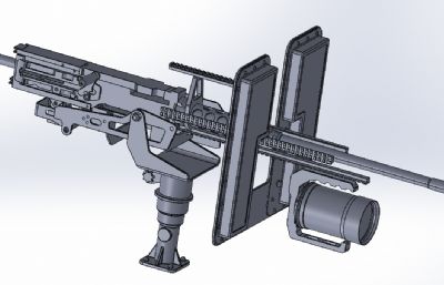 M2HB重机枪模型