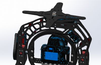 三同轴摄像机支架