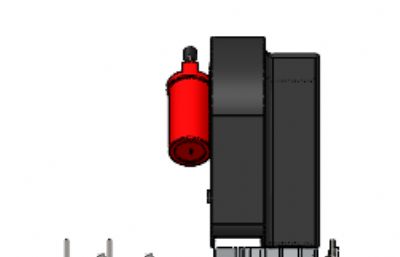 带机油散热器的发动机