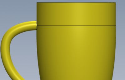 圆锥瘦身带柄杯