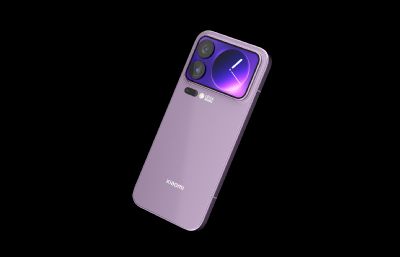 小米17 Pro Max智能手机C4D模型