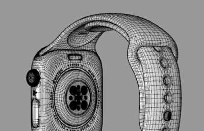 苹果Apple Watch 11 智能手表,渲染完,含贴图