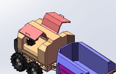 蟒式电动八驱车辆总装STEP