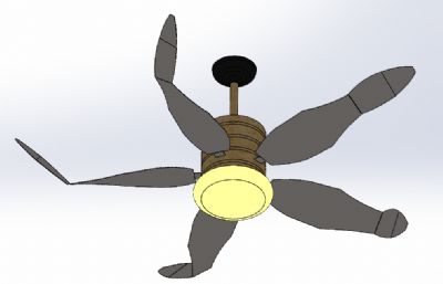 吊扇三维模型