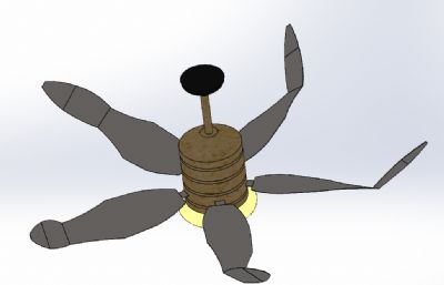 吊扇三维模型