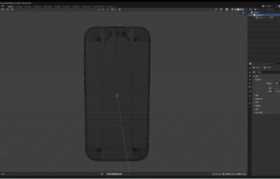 iPhone 17手机blender模型