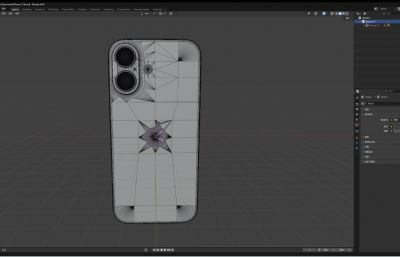 iPhone 17手机blender模型