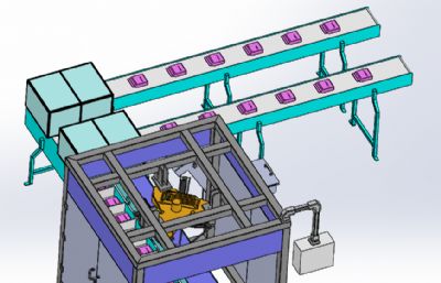 蜘蛛机械手分拣装箱