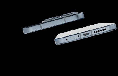 小米17智能手机C4D模型