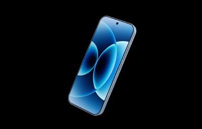 小米17智能手机C4D模型