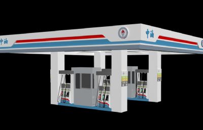 中油加油站,max/dae格式