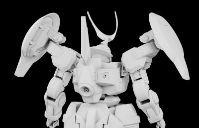 《机动战士高达：水星的魔女》-MD-0031L迪兰扎劳达专用机3D模型