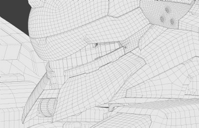 《机动战士高达：水星的魔女》-MD-0031L迪兰扎劳达专用机3D模型