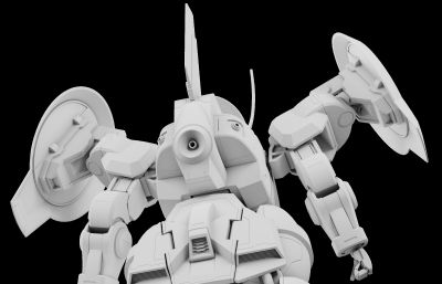 《机动战士高达：水星的魔女》-MD-0031L迪兰扎劳达专用机3D模型