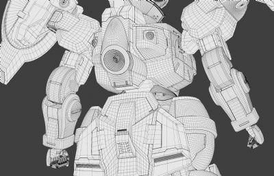 《机动战士高达：水星的魔女》-MD-0031L迪兰扎劳达专用机3D模型