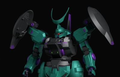 《机动战士高达：水星的魔女》-MD-0031L迪兰扎劳达专用机3D模型