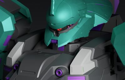 《机动战士高达：水星的魔女》-MD-0031L迪兰扎劳达专用机3D模型