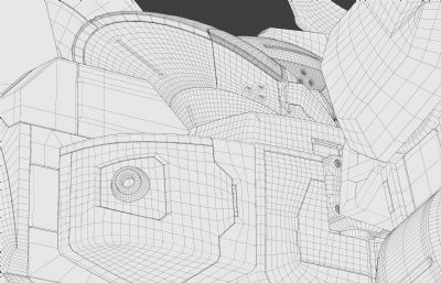 《机动战士高达：水星的魔女》-MD-0031L迪兰扎劳达专用机3D模型