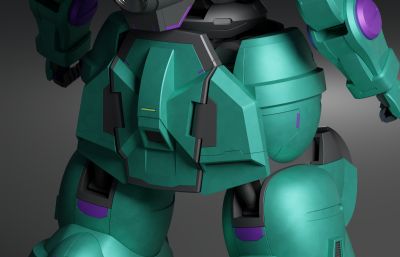 《机动战士高达：水星的魔女》-MD-0031L迪兰扎劳达专用机3D模型