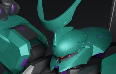 《机动战士高达：水星的魔女》-MD-0031L迪兰扎劳达专用机3D模型