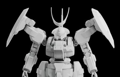 《机动战士高达：水星的魔女》-MD-0031L迪兰扎劳达专用机3D模型