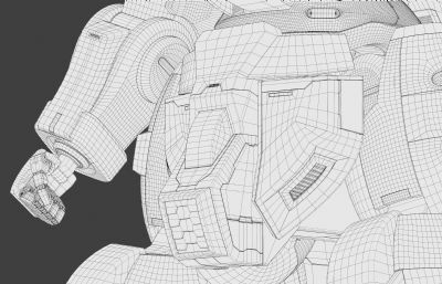 《机动战士高达：水星的魔女》-MD-0031L迪兰扎劳达专用机3D模型