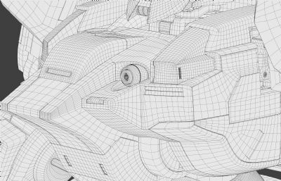 《机动战士高达：水星的魔女》-MD-0031L迪兰扎劳达专用机3D模型