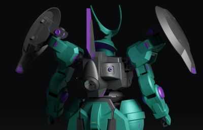 《机动战士高达：水星的魔女》-MD-0031L迪兰扎劳达专用机3D模型