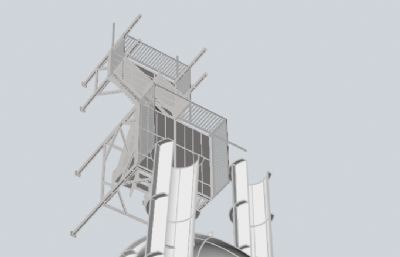 水上游乐螺旋滑水道,水上螺旋滑梯