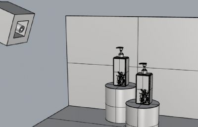 洗护瓶子,洗发露,产品设计建模渲染