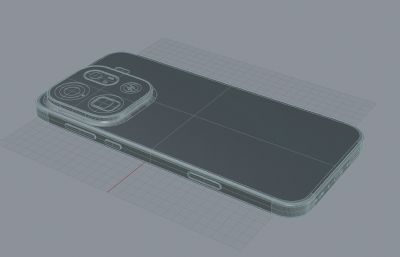 OPPO Find X9 Pro外观模型