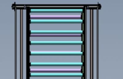 双层滚筒线下层动力