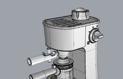 工业风咖啡机产品设计
