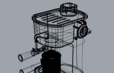 工业风咖啡机产品设计