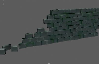 砖墙石块 石墙围墙